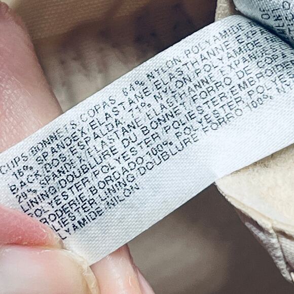 Wacoal La Femme Bra Nude Beige Underwire T Shirt Side Smoothing 853117 36DD - Picture 8 of 9